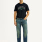 Men's Tinted 505 Blue Straight Fit Mid Rise Jeans - Styleshot View