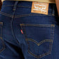Men's 505 Navy Straight Fit Mid Rise Jeans - Detail View