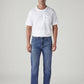 Men's 505 Blue Straight Fit Mid Rise Jeans - dda20c63-266a-456e-9791-b51faf458d57 View
