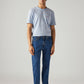 Men's 505 Blue Straight Fit Mid Rise Jeans - Front View