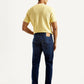 Men's 505 Dark Blue Straight Fit Mid Rise Jeans - Back View