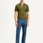 Men's 505 Blue Straight Fit Mid Rise Jeans - Front View