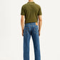Men's 505 Blue Straight Fit Mid Rise Jeans - Back View