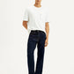 Men's 505 Navy Blue Straight Fit Mid Rise Jeans - Styleshot View