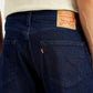 Men's 505 Navy Blue Straight Fit Mid Rise Jeans - Detail View