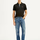 Men's 505 Blue Straight Fit Mid Rise Jeans - Styleshot View