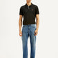 Men's 505 Blue Straight Fit Mid Rise Jeans - Front View