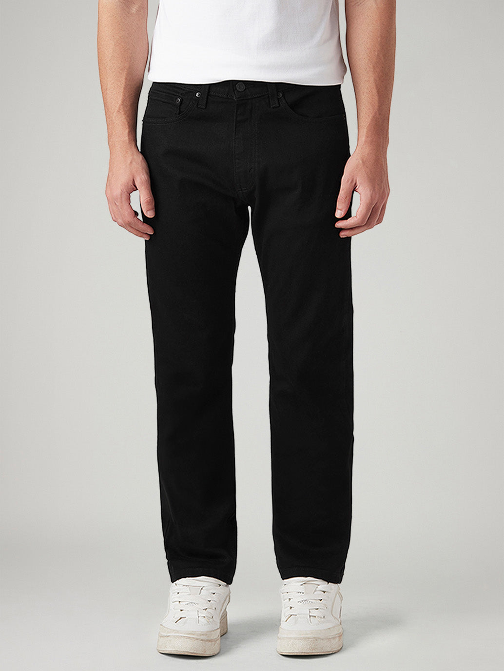 Mens 505 Mid Rise Straight Fit Cotton Stretch Blend Jeans - ec4c4c66-f7f9-47c2-9ef9-d1908aebf140 View