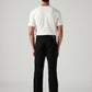 Men's 505 Black Straight Fit Mid Rise Jeans - Back View