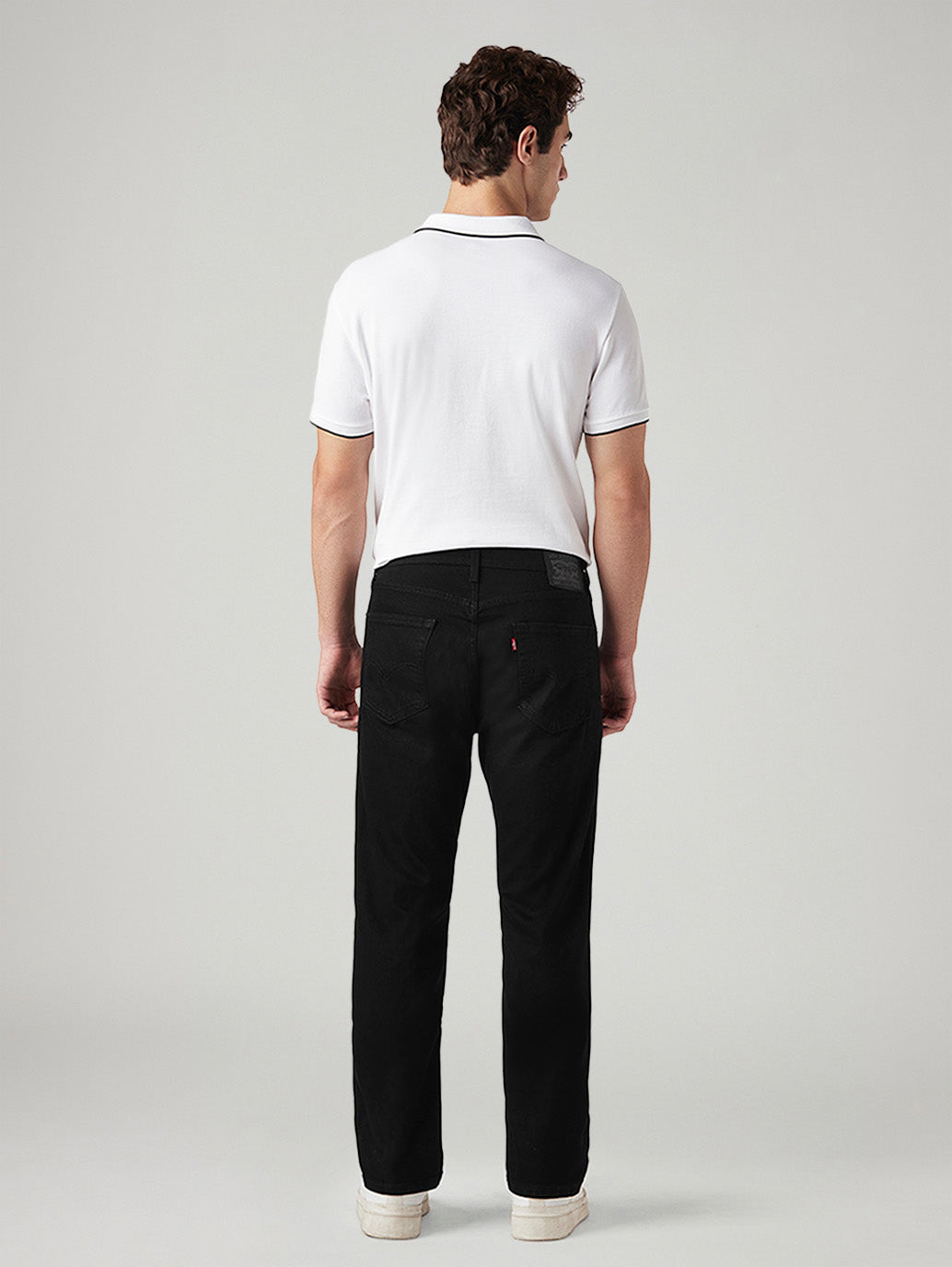 Mens 505 Mid Rise Straight Fit Cotton Stretch Blend Jeans - 2431b27b-51e0-4d9c-8f93-cc1a4f338bf8 View
