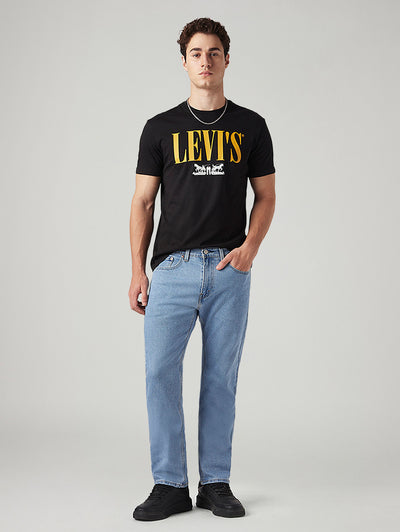 levi's Mens 505 Mid Rise Straight Fit Cotton Stretch Blend Jeans-picture-14