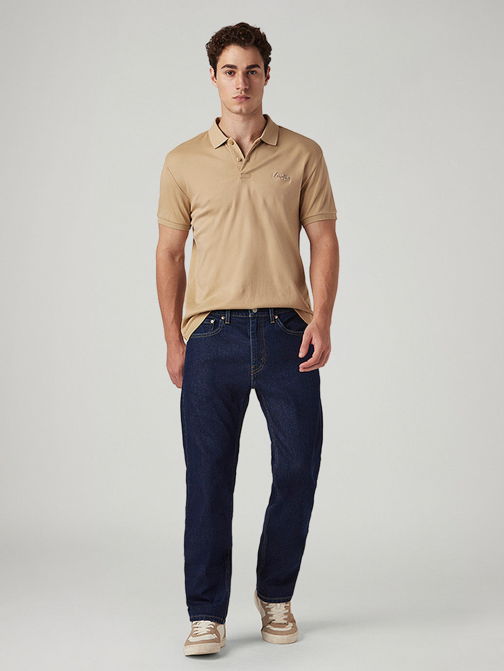 Mens 505 Mid Rise Straight Fit Cotton Stretch Blend Jeans - 32c67d12-fd2d-4ebb-8afd-885dade65205 View