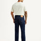 Men's 505 Dark Blue Straight Fit Mid Rise Jeans - Back View