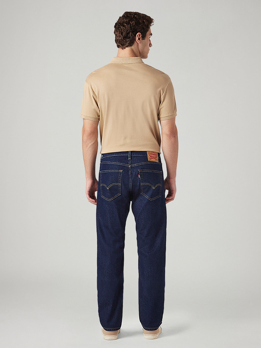 Mens 505 Mid Rise Straight Fit Cotton Stretch Blend Jeans - bdca13aa-5670-40cd-a0c5-c4e5db971a21 View