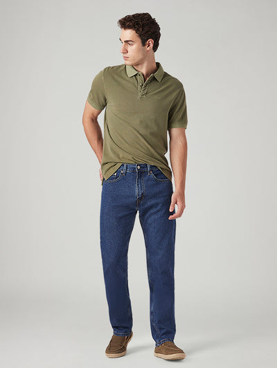 Mens 505 Mid Rise Straight Fit Cotton Stretch Blend Jeans-image-33