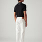 Men's 505 White Straight Fit Mid Rise Jeans - Back View