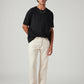 Men's 505 Cream Straight Fit Mid Rise Linen Jeans - Styleshot View