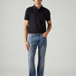 Men's 505 Blue Straight Fit Mid Rise Jeans - Front View