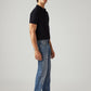 Men's 505 Blue Straight Fit Mid Rise Jeans - Side View