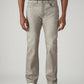 Men's 505 Light Grey Straight Fit Mid Rise Overdyed Jeans - Front View