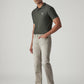 Men's 505 Light Grey Straight Fit Mid Rise Overdyed Jeans - Side View