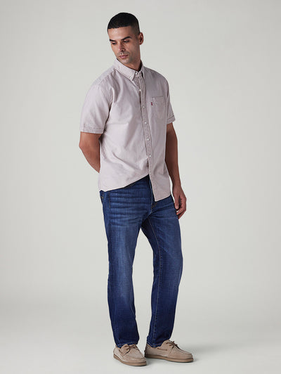 levi's Men's 505 Indigo Straight Fit Mid Rise Jeans-picture-16