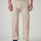 Men's 505 Beige Straight Fit Mid Rise Overdyed Jeans - Front View
