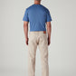 Men's 505 Beige Straight Fit Mid Rise Overdyed Jeans - Back View