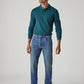 Men's 505 Tinted Med Indigo Straight Fit Mid Rise Bi-Stretch Jeans - Front View