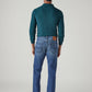 Men's 505 Tinted Med Indigo Straight Fit Mid Rise Bi-Stretch Jeans - Back View