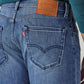 Men's 505 Tinted Med Indigo Straight Fit Mid Rise Bi-Stretch Jeans - Detail View