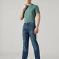 Men's 505 Blue Straight Fit Mid Rise Jeans - Styleshot View