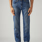 Men's 505 Blue Straight Fit Hyper Stretch Jeans - Front View