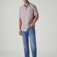 Men's 505 Blue Straight Fit Mid Rise Jeans - Styleshot View