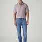 Men's 505 Blue Straight Fit Mid Rise Jeans - Front View