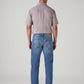 Men's 505 Blue Straight Fit Mid Rise Jeans - Back View