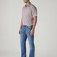 Men's 505 Blue Straight Fit Mid Rise Jeans - Side View