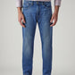 Men's 505 Med Indigo Straight Fit Mid Rise Jeans - Front View