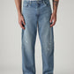 Men's 505 Light Blue Straight Fit Mid Rise Jeans - Front View