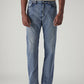 Men's 505 Blue Straight Fit Mid Rise Jeans - Front View