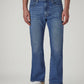 Men's 505 Blue Straight Fit Mid Rise Jeans - Front View