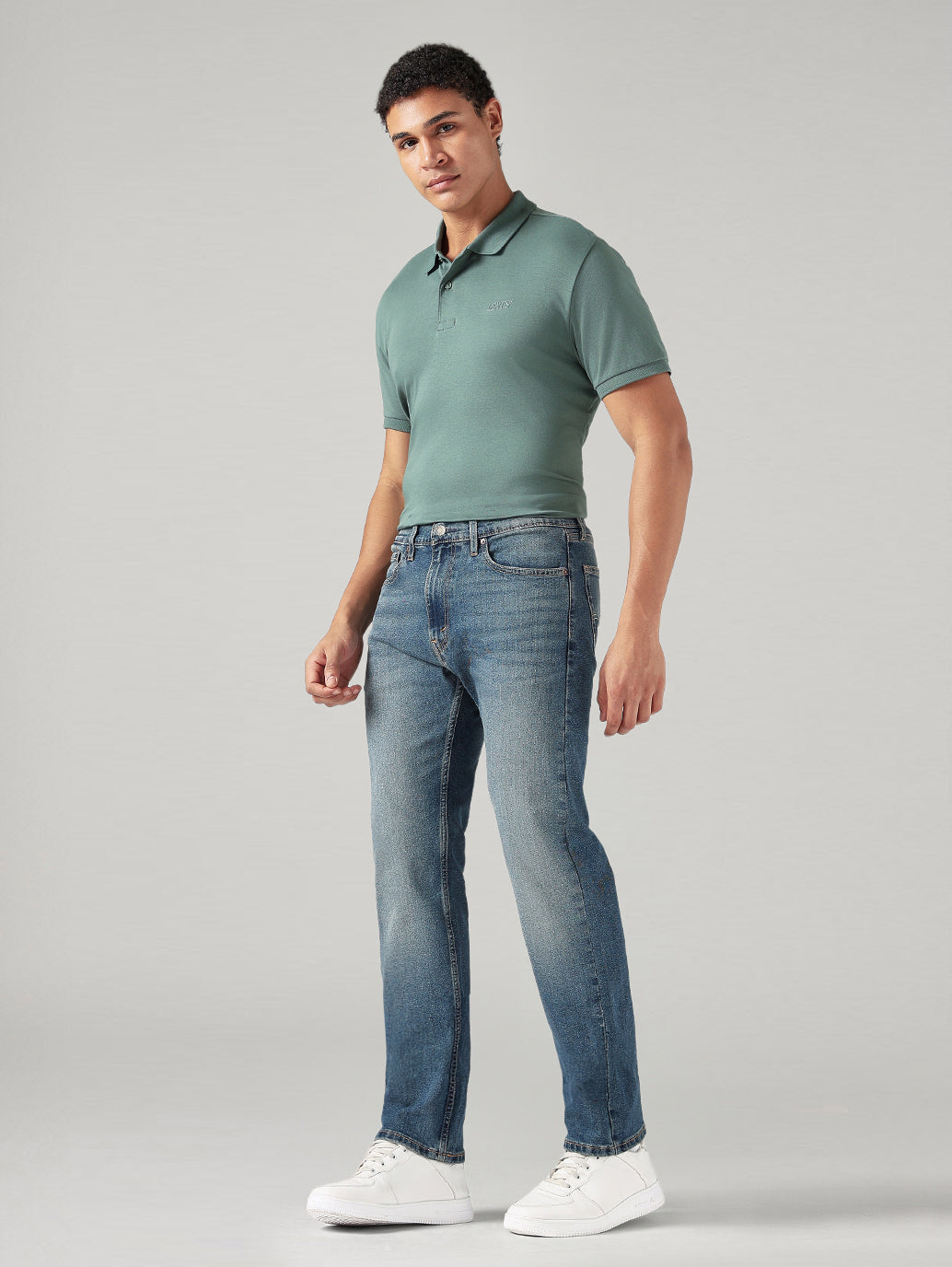 Men's 511 Blue Slim Fit Mid Rise Jeans