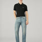 Men's 505 Blue Straight Fit Mid Rise Performance Jeans - Styleshot View