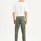 Men's Olive Regular Fit Trousers - Back View