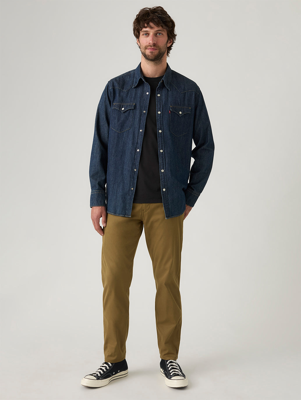 Men's Standard Taper Tech+ Chinos - Styleshot View