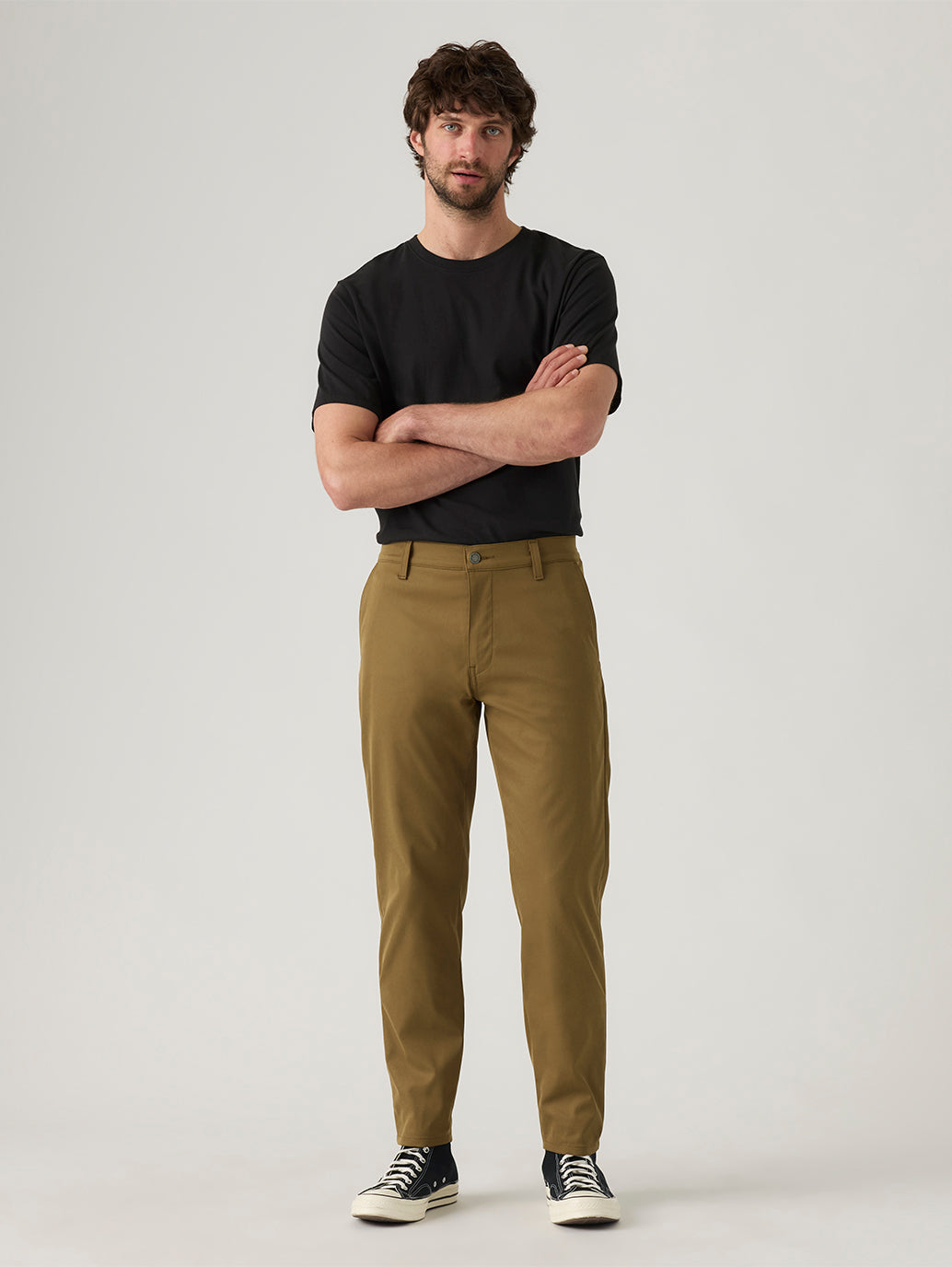 Men's Standard Taper Tech + Chinos - Front View