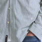 Men's Striped Relaxed Fit Shirt - Detail View