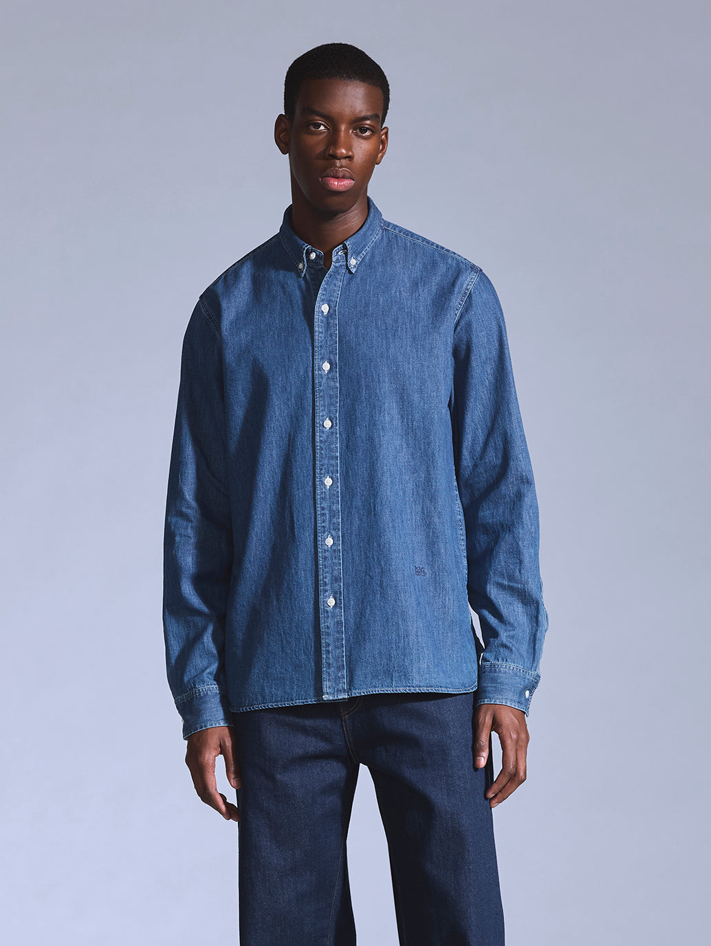 Men's Textured Relaxed Fit Shirt