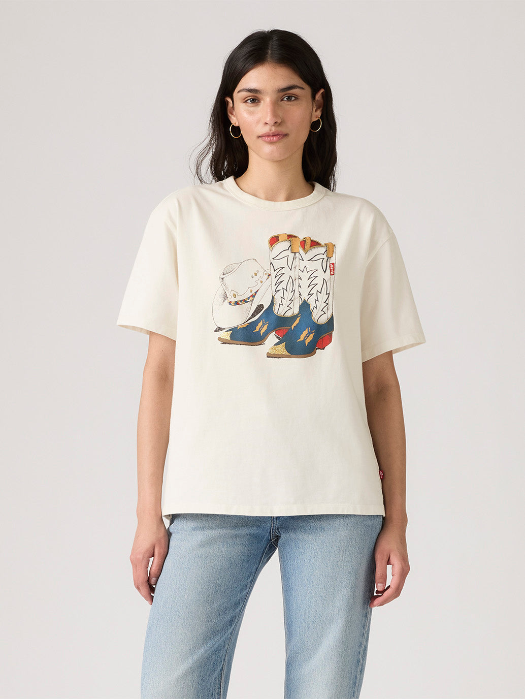 Women's Graphic Tabor T-Shirt - Front View