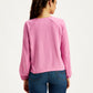 Women's Textured Pink Mock Neck Top - f510de77-db27-4043-9911-e5de0aefe5a3 View